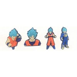 4pk Dragon ball Z jibbitz